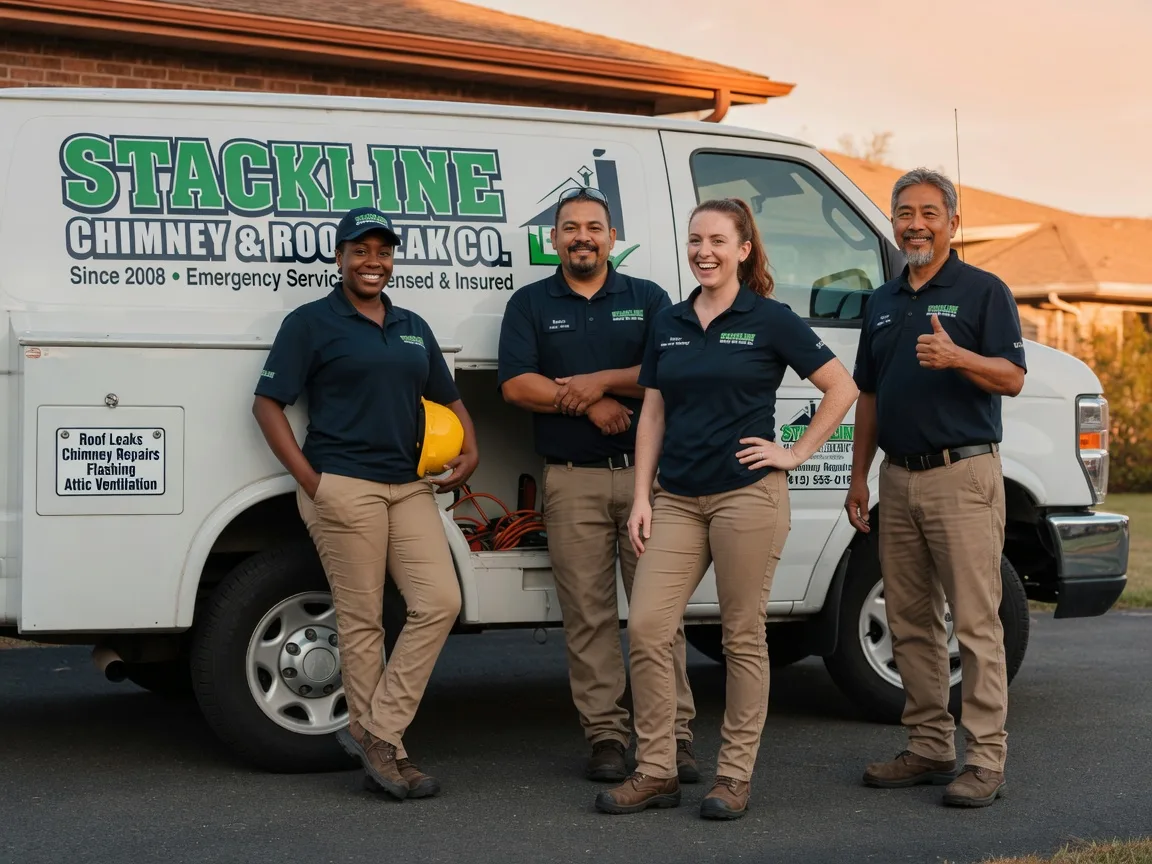 Chimney flashing repair company in Hillsdale, OK
